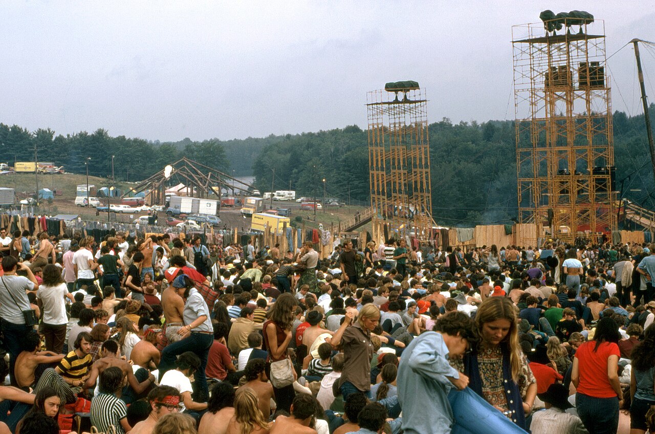 หอลำโพงที่ Woodstock ปี 1969