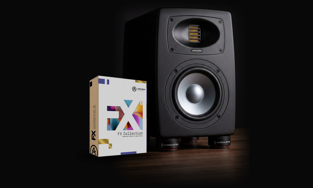 EVE Audio จับมือ Arturia มอบสิทธิ์ใช้งาน FX Collection 6 Pro ฟรี 12 เดือนเมื่อซื้อลำโพงมอนิเตอร์