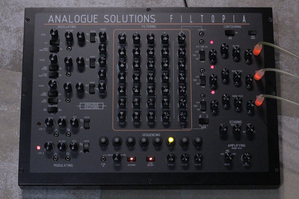 Analogue Solutions จัดส่งซินธิไซเซอร์ Filtopia ล็อตที่สอง