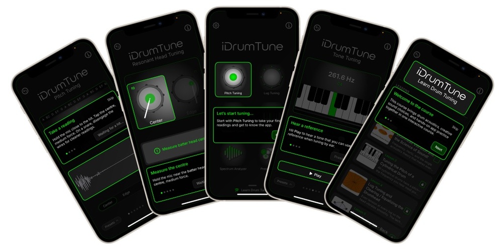 แอปพลิเคชันปรับจูนเสียงกลอง iDrumTune จาก RT60 พร้อมใช้งานบน Android แล้ว
