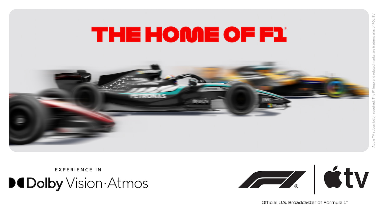 Apple TV เพิ่มระบบเสียง Dolby Atmos ให้การถ่ายทอดสด Formula 1